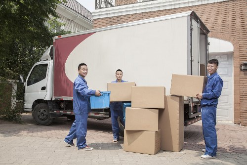 Man and van vehicle ready for a local move in Poplar