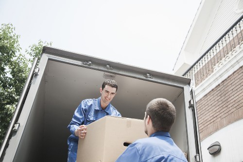 Removal van and moving equipment for Poplar customers