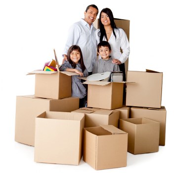 Local removals team handling fragile items in Poplar